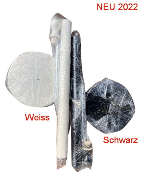 Schneiderbüste - Schwarz - Dame 34 - Schwarz - inkl. rundem Ständer